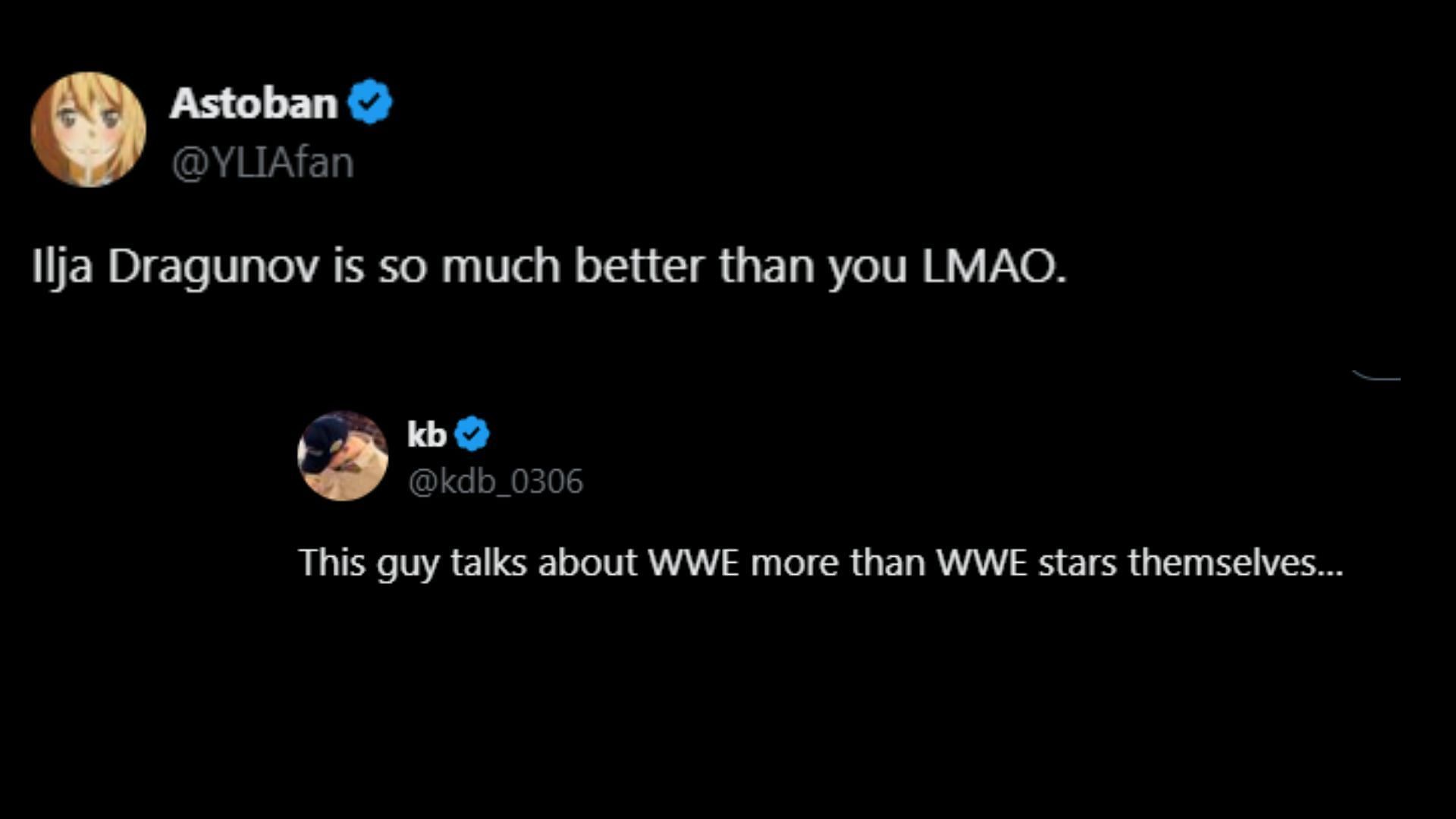 Fans react to Ospreay's shocking statement. (Images via @WrestleOps)